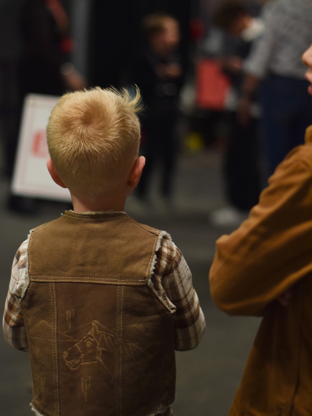 Size 4 Kids Western Leather Vest